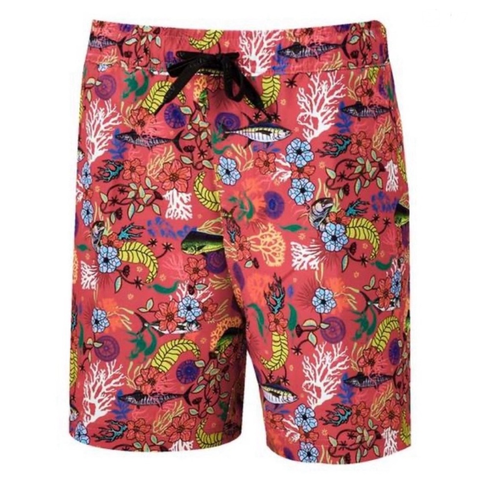 Men's Vibrant Floral Swim Shorts
